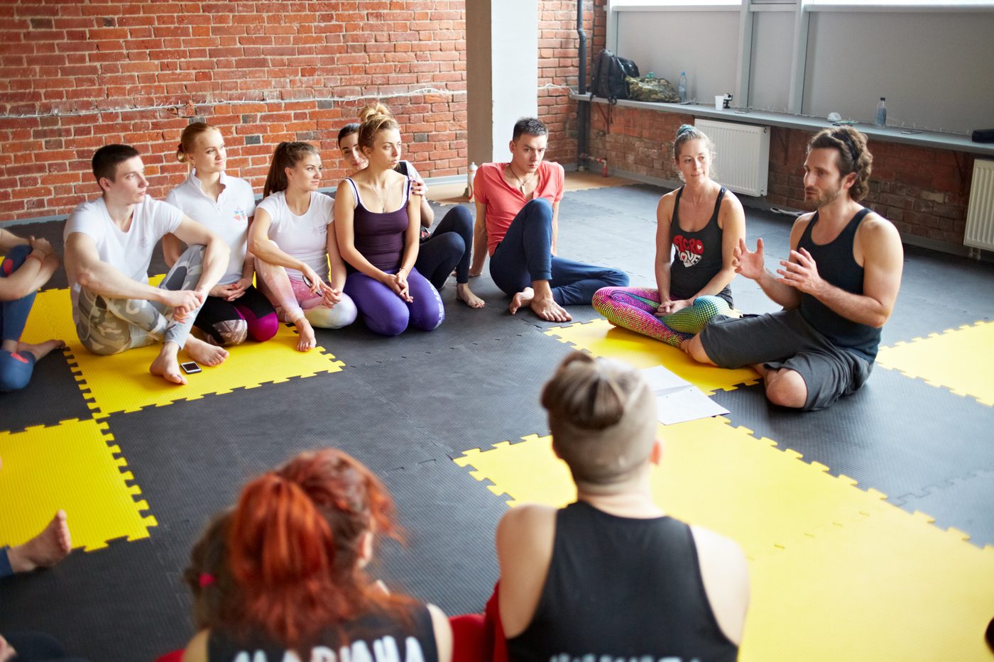Jacob teaching a workshop in Moscow, 2016