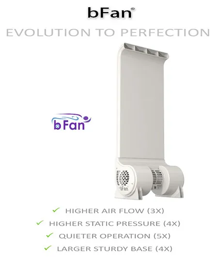 Every year we improve the Bedfan on some level the evolution.