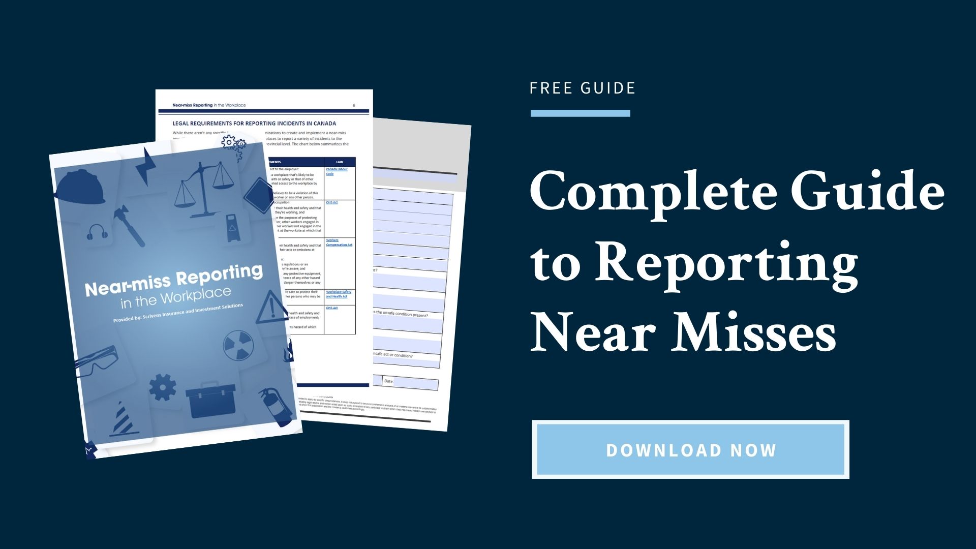 Download Free Guide - Guide to Reporting Near Misses