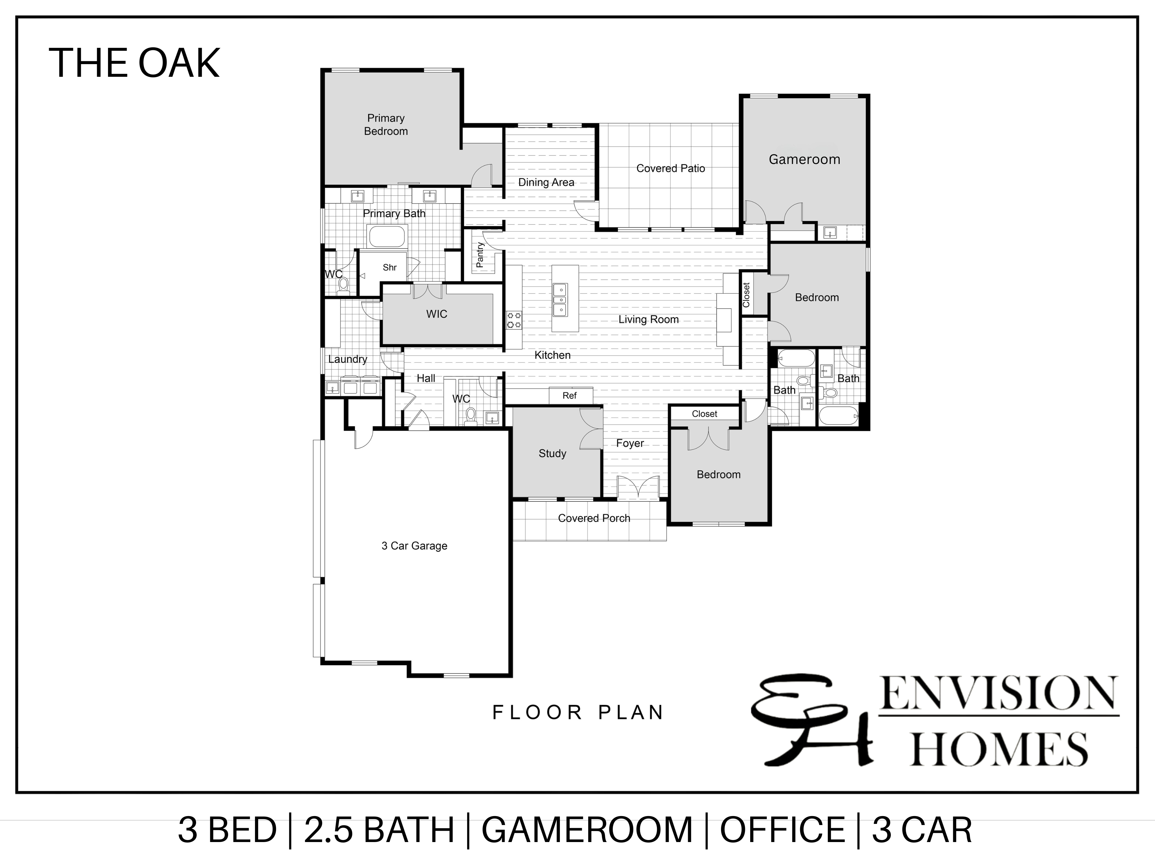 THE OAK FLOOR PLAN