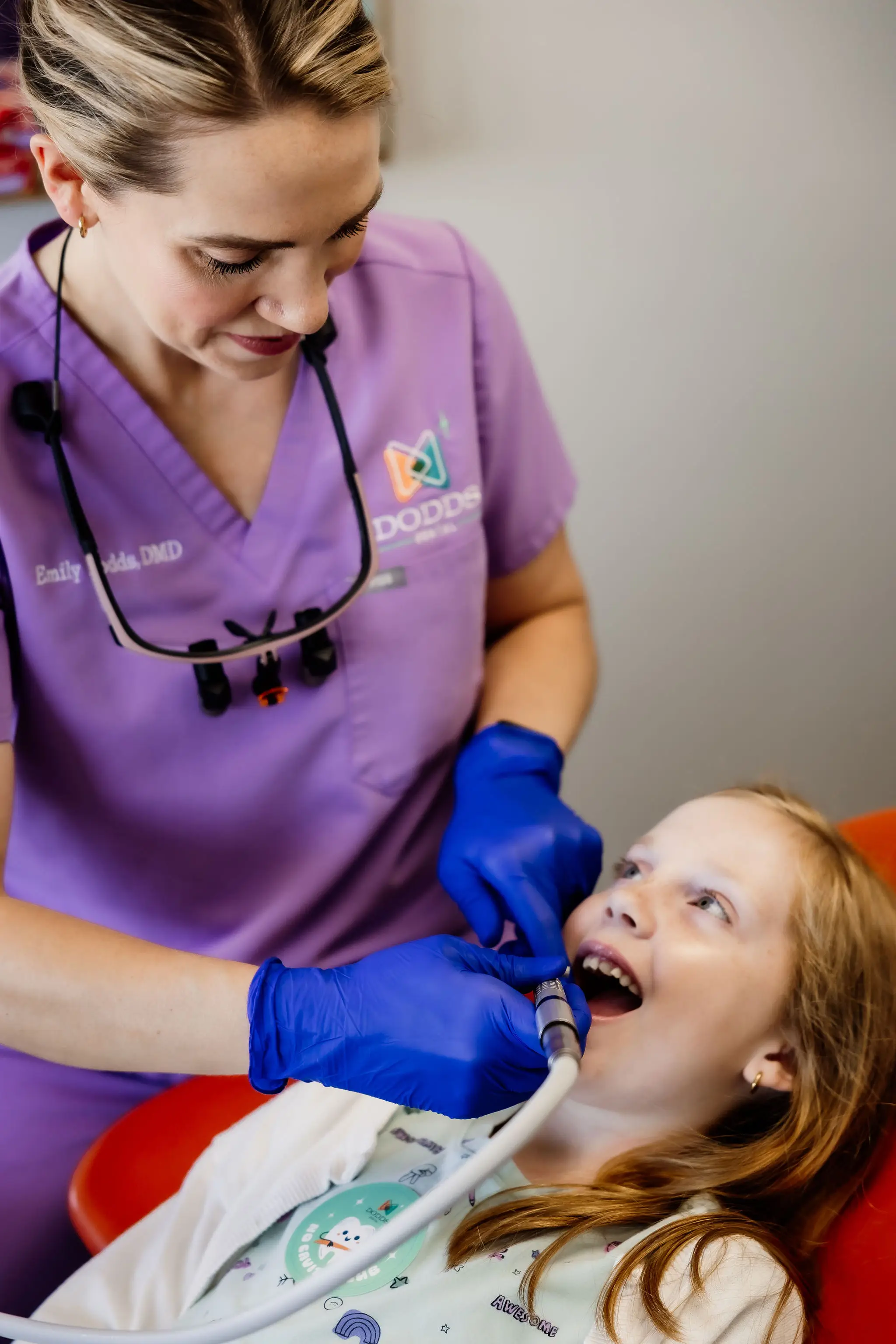 Example of brushing your teeth