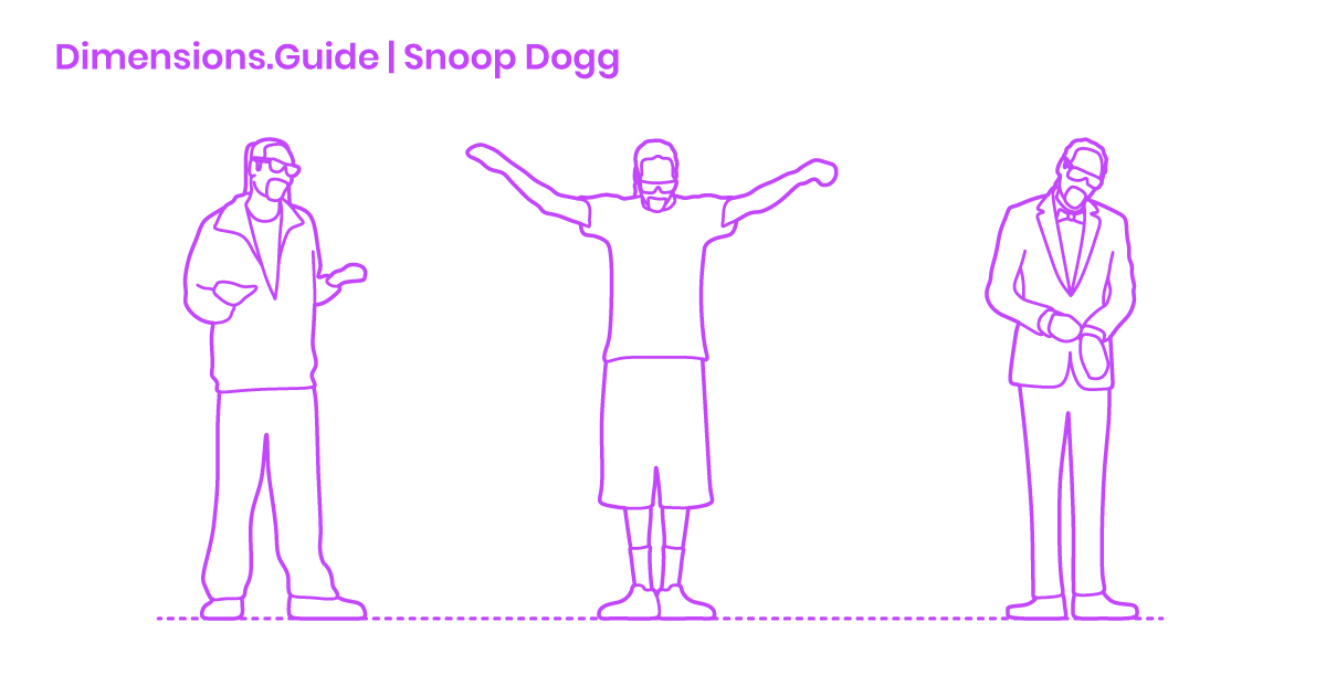 Snoop Dogg Dimensions & Drawings | Dimensions.com