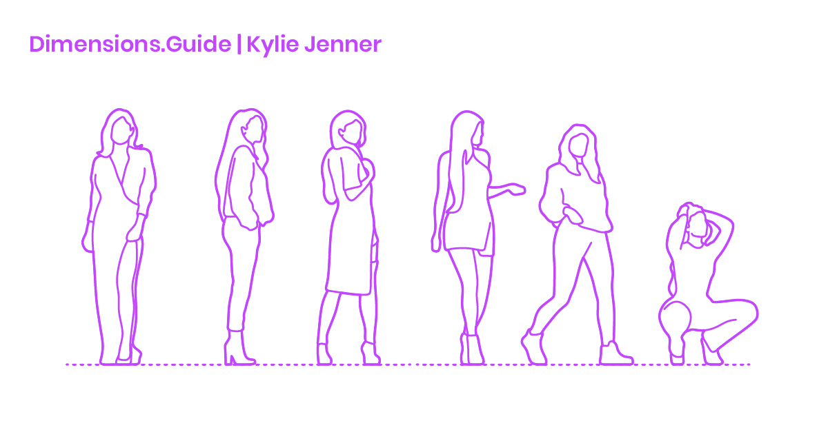 Kylie Jenner Dimensions & Drawings | Dimensions.com
