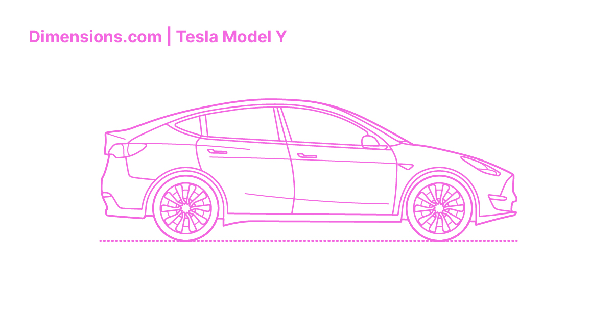 Tesla Model Y Dimensions & Drawings