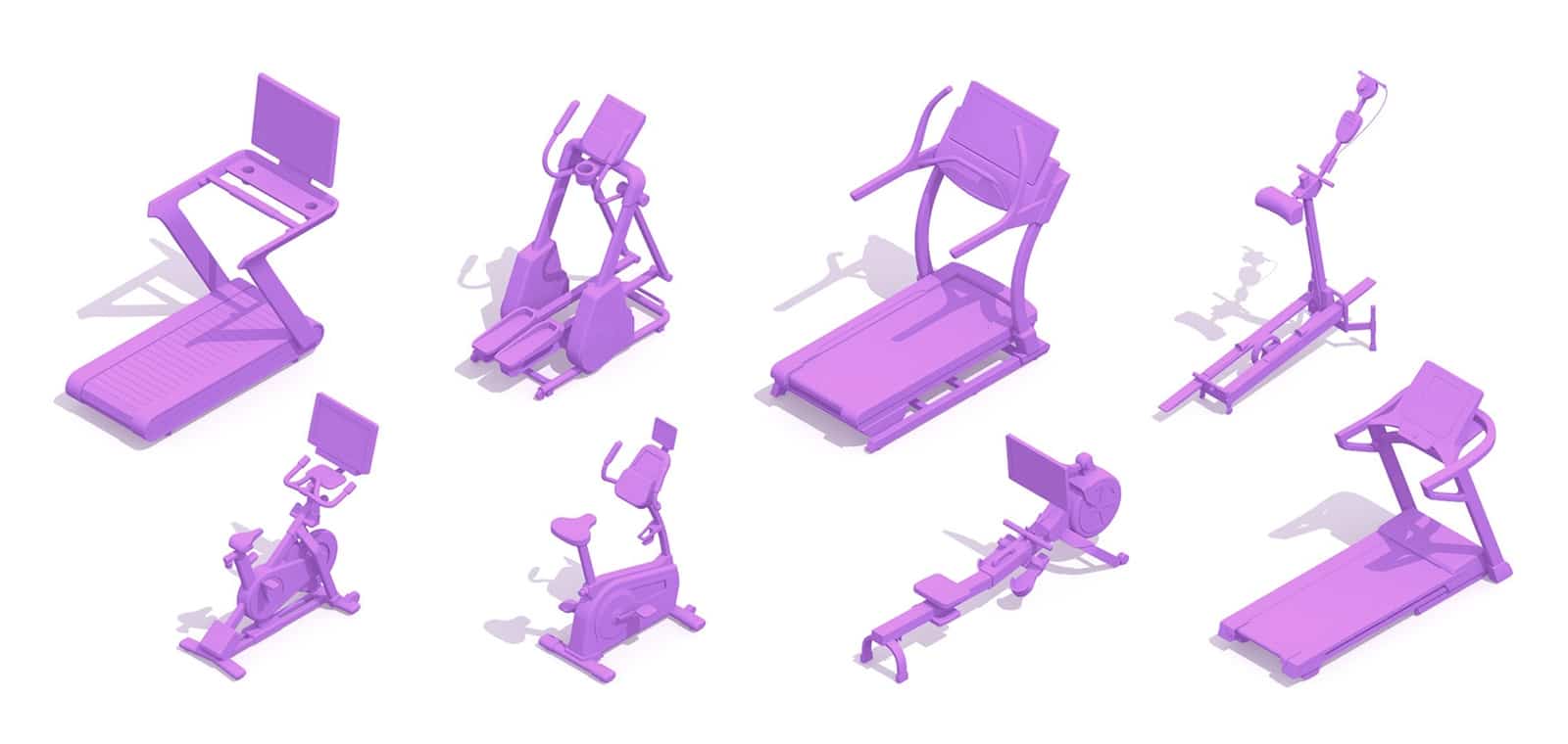 Running Machine Dims Exercise Equipment Dimensions & Drawings | Dimensions.com