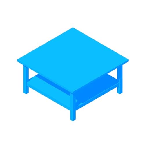 IKEA Hemnes Coffee Table (Square) Dimensions & Drawings | Dimensions.com