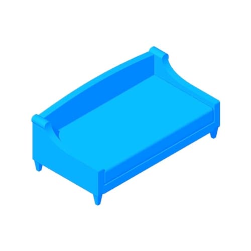 Viola Twin Daybed Dimensions & Drawings