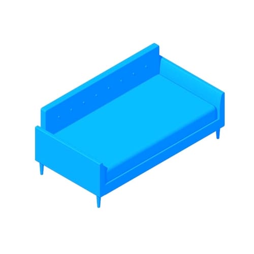 Viola Twin Daybed Dimensions & Drawings