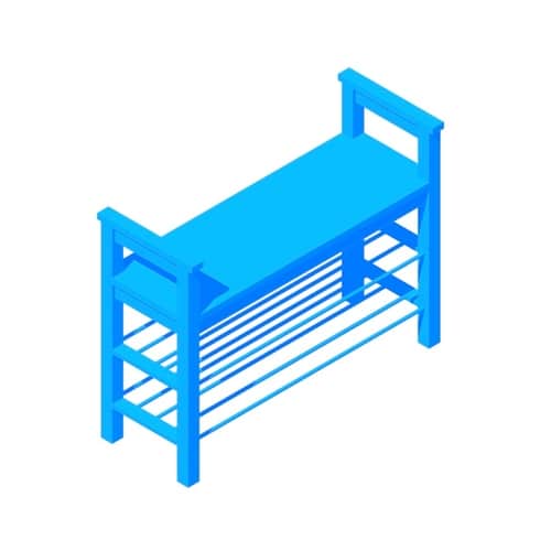 IKEA Pinnig Shoe Storage Bench Dimensions & Drawings