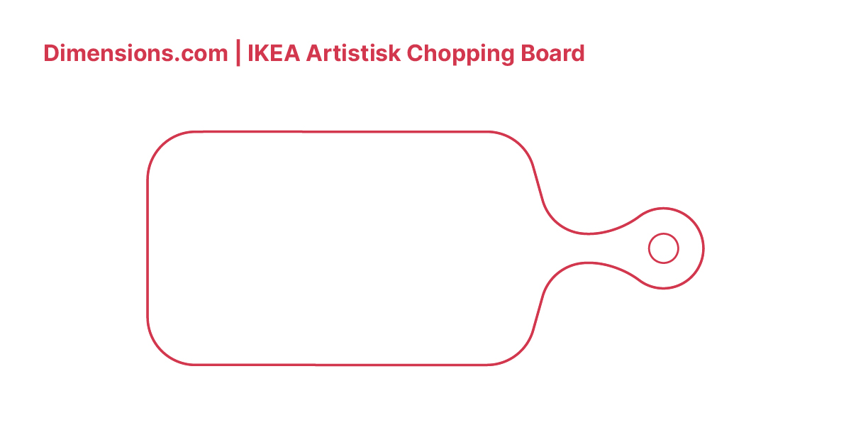 ikea-artistisk-chopping-board-dimensions-drawings-dimensions-com