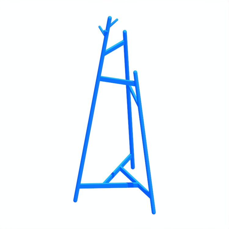 3D model of the IKEA Morsning Valet Stand viewed in perspective