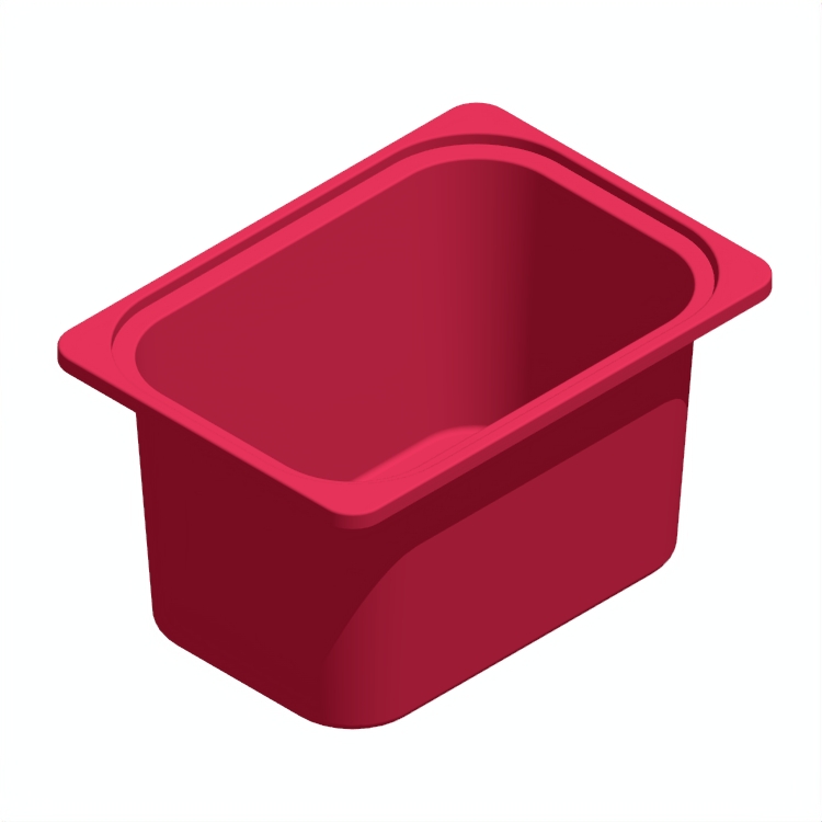View of the IKEA Trofast Storage Box (Medium) in 3D available for download