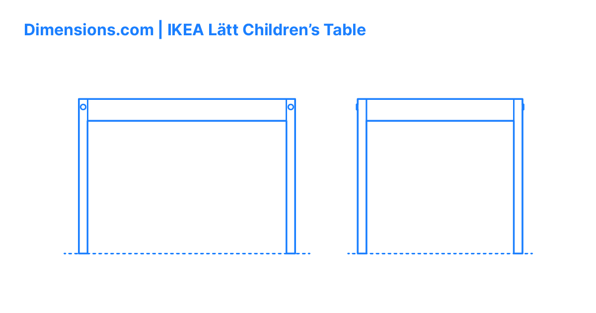 IKEA Lätt Children’s Table Dimensions & Drawings | Dimensions.com
