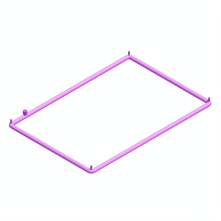 View of the Alphabet of Light (Rectangle) in 3D available for download