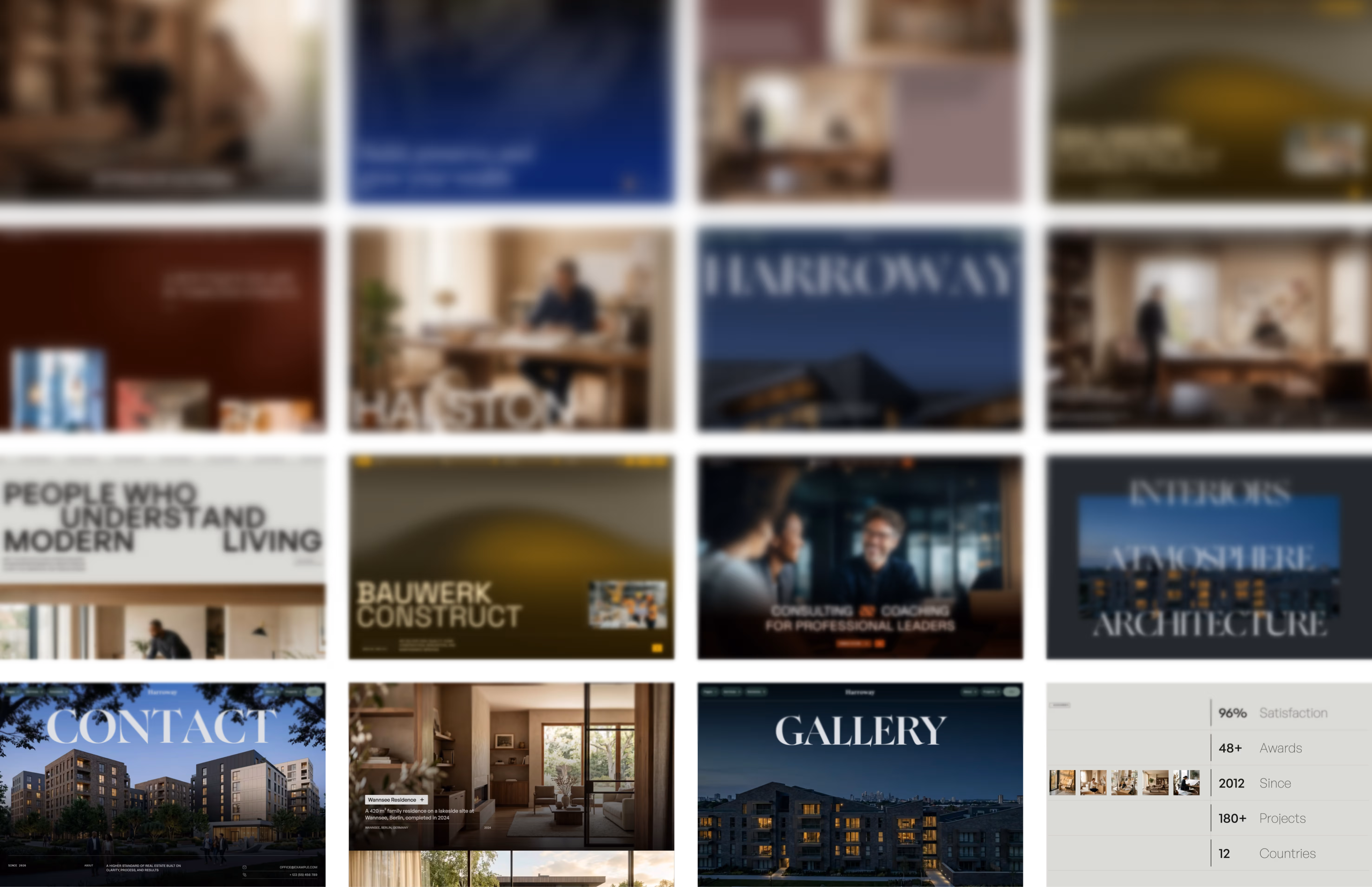 Metrik templates screenshots in perspective