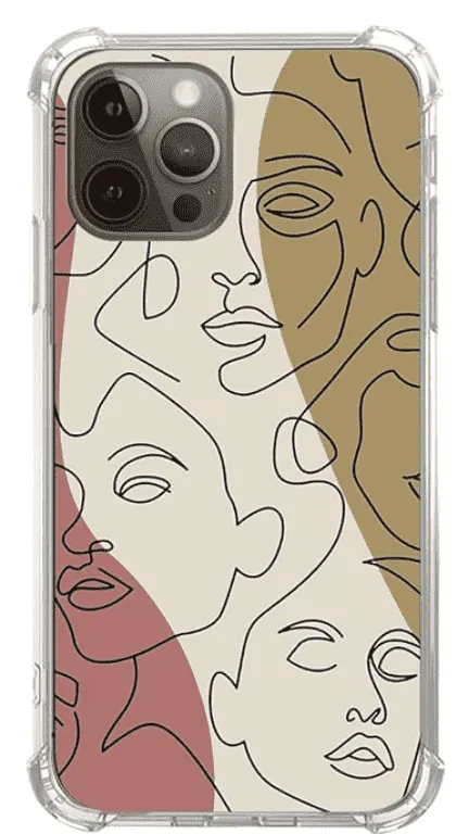 Abstract Faces Phone Cover