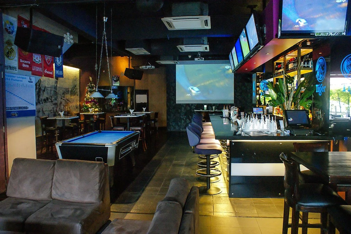 Coffee Shop and Sports Bar
