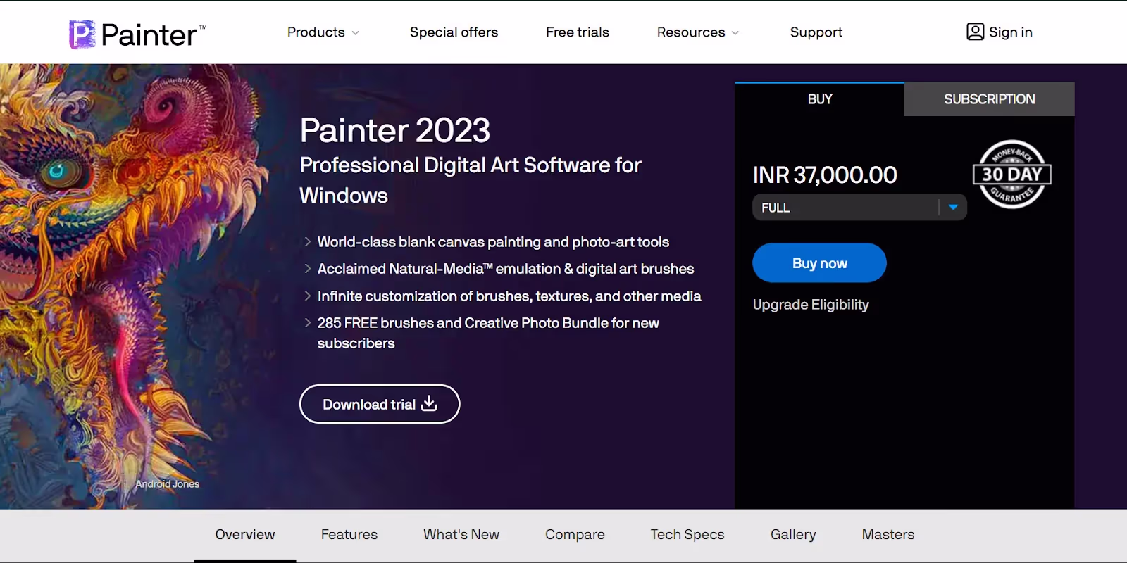 Corel Painter per la stampa DTG