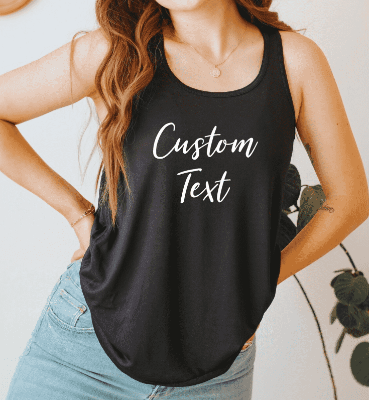 Creative merch ideas- tank top