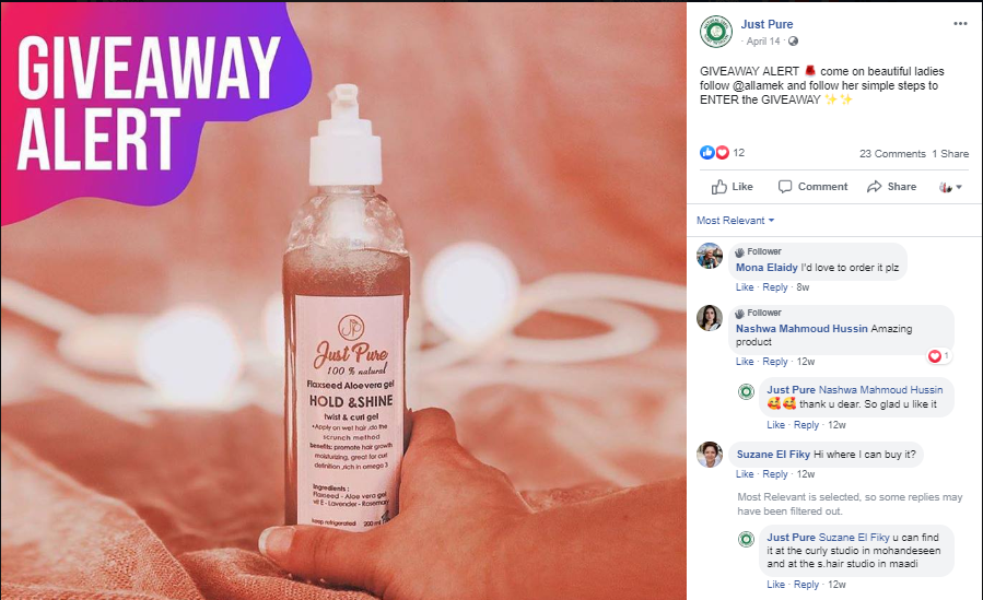 giveaway alert