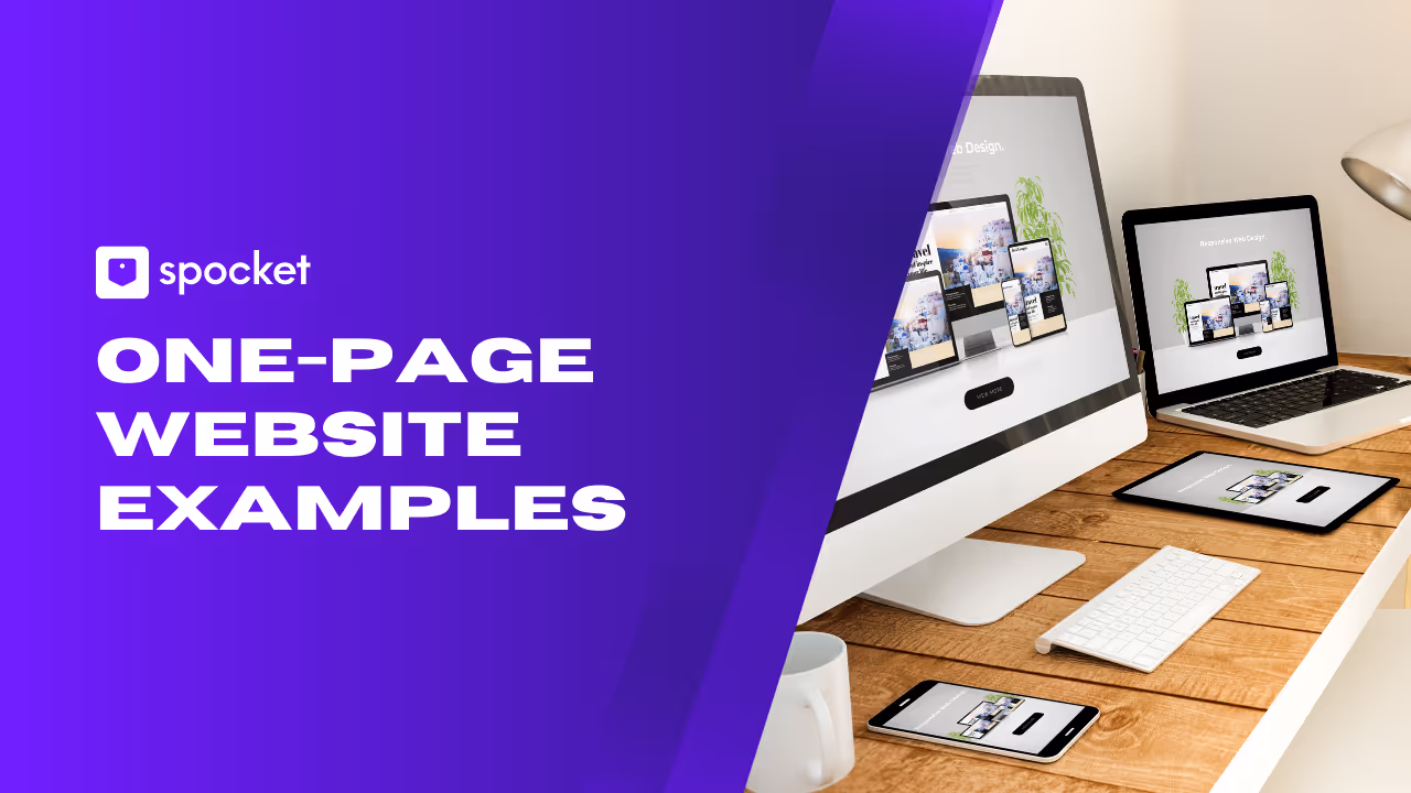 Qu'est-ce qu'un site Web d'une page ?