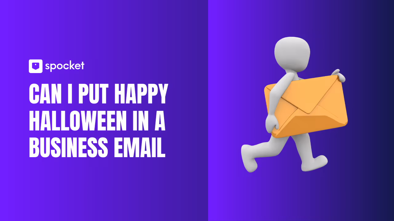 Can I Put Happy Halloween in a Business Email?