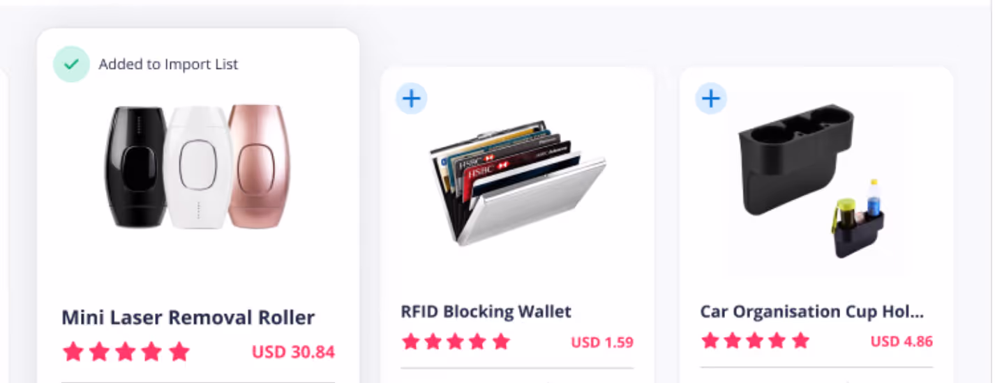Productos de dropshipping