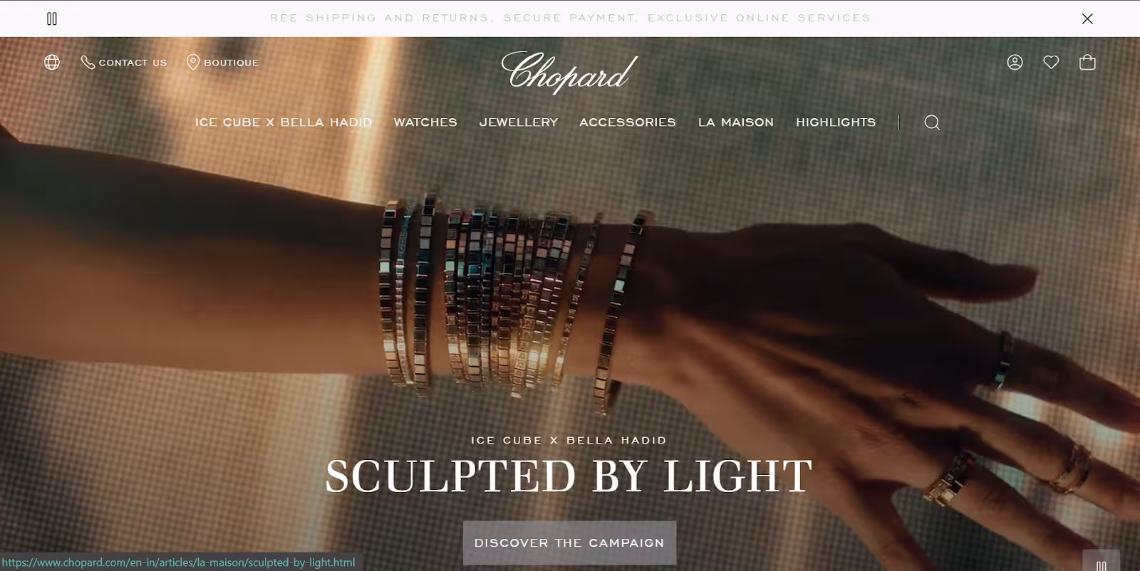 Screenshot of Chopard