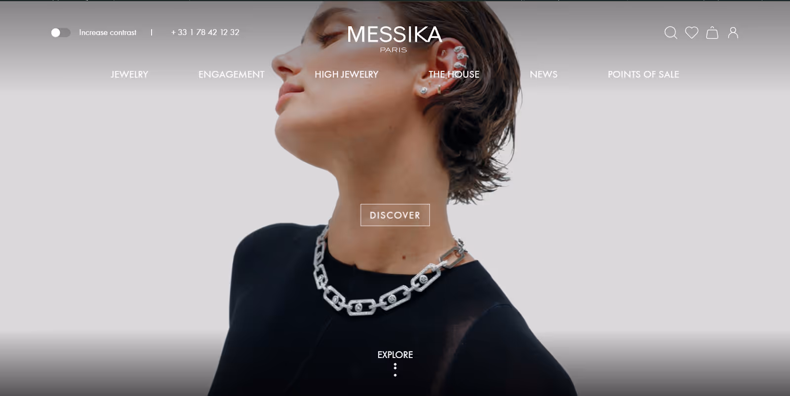 Il sito di Messika