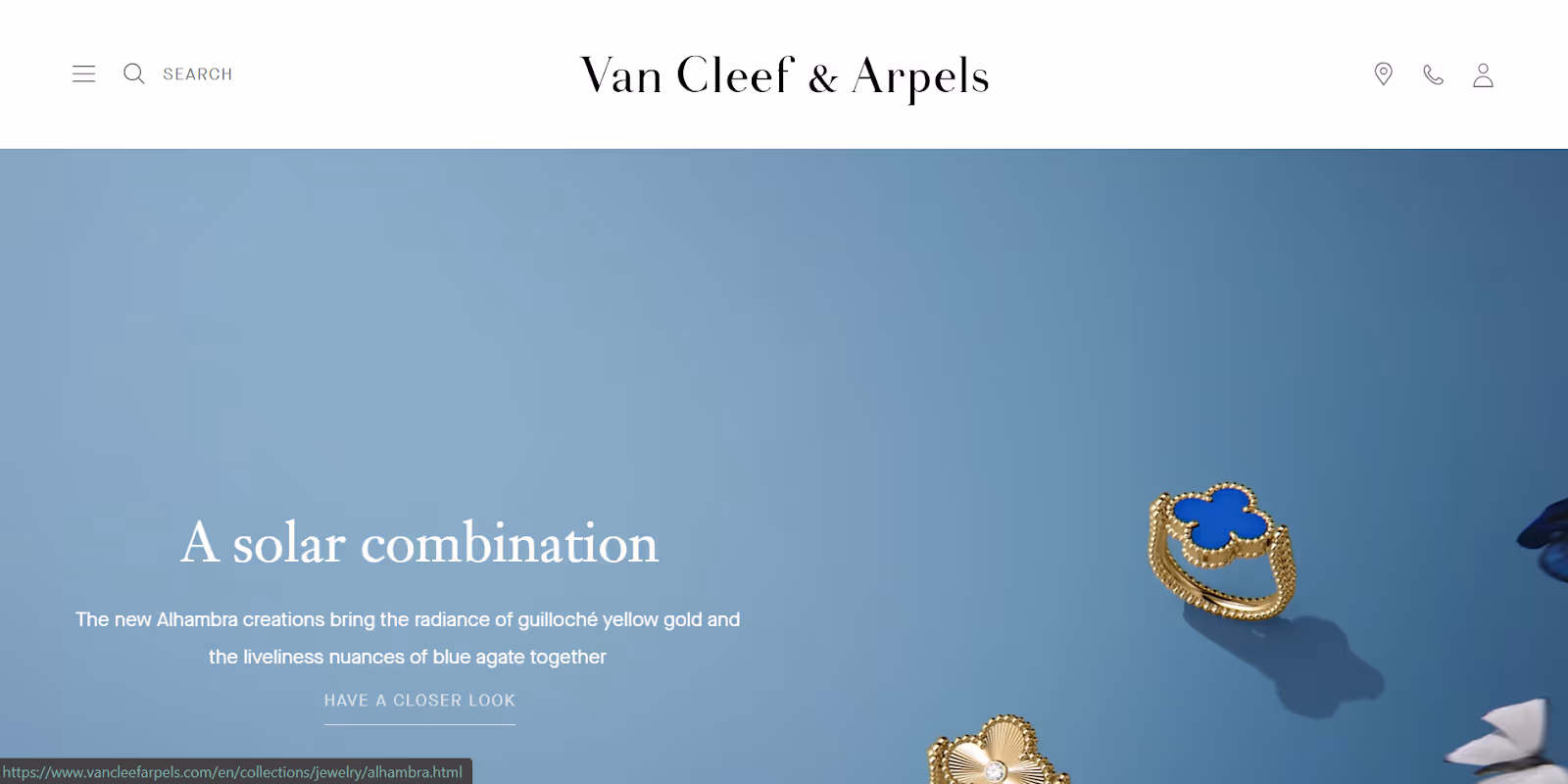 Schermata di Van Cleef & Arpels