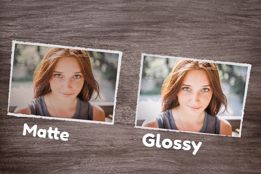 Glossy vs Matte Photo