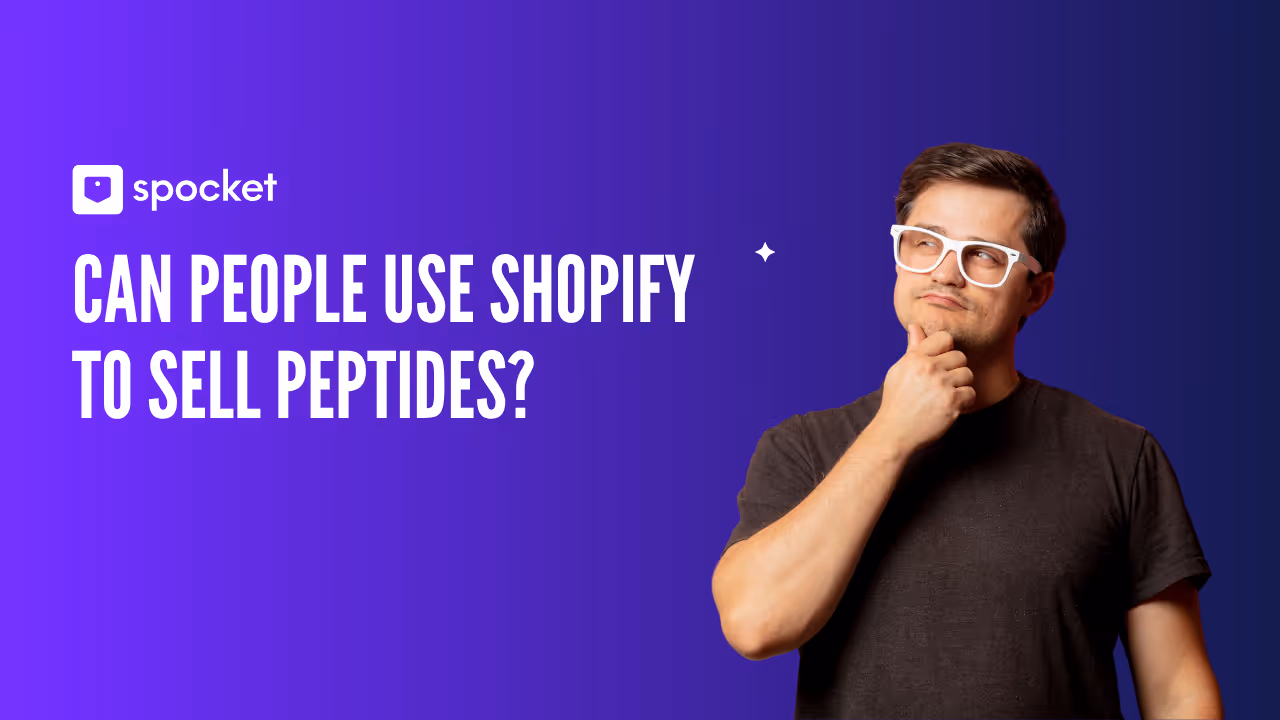 Can People Use Shopify to Sell Peptides?