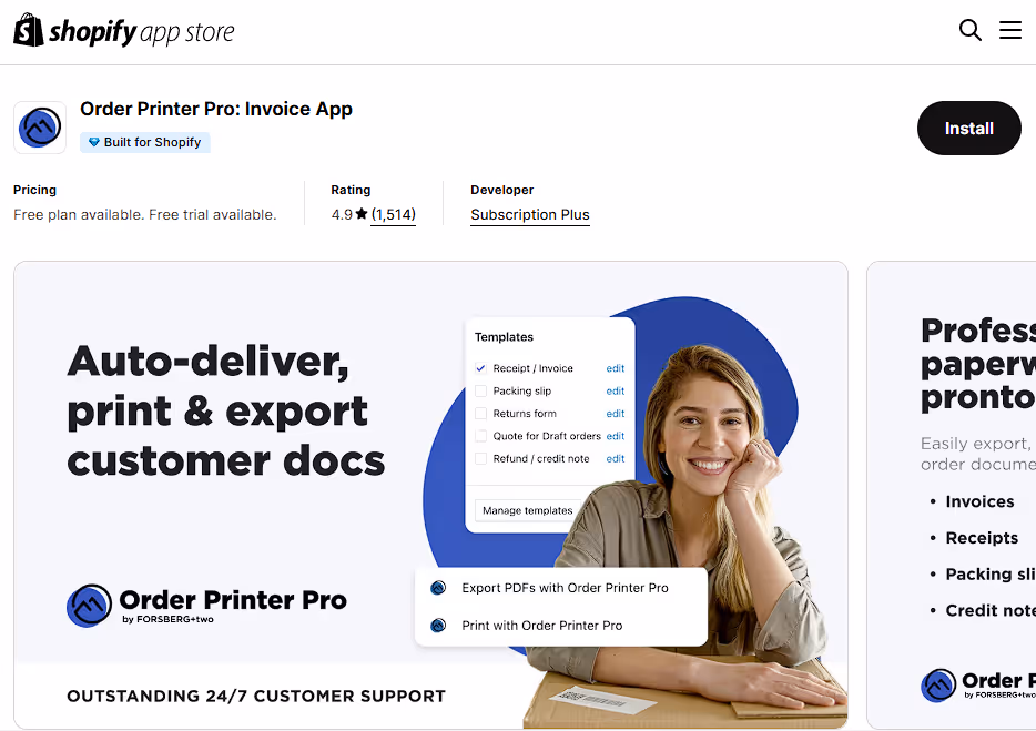 Order Printer Pro App