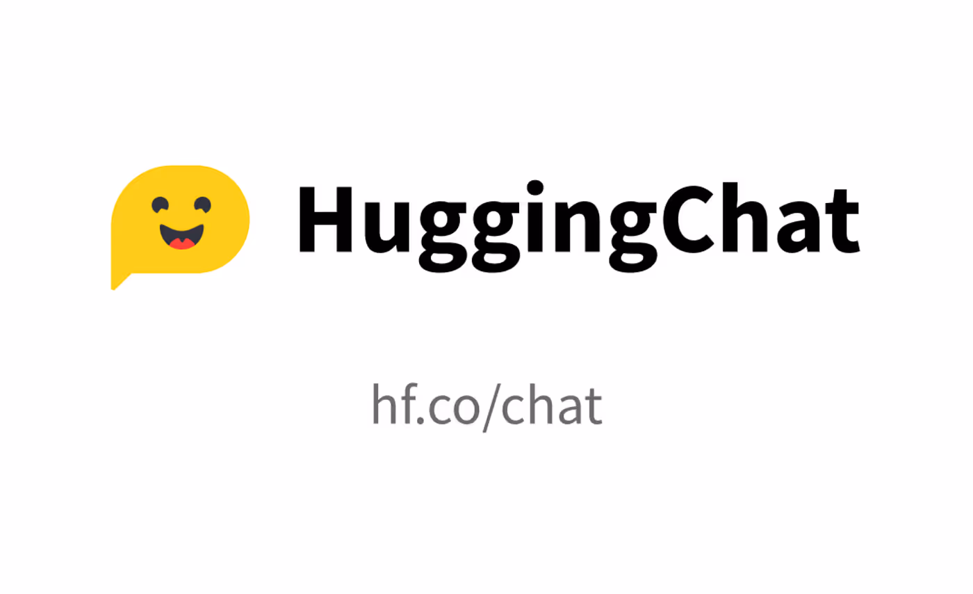 Logo von HuggingChat
