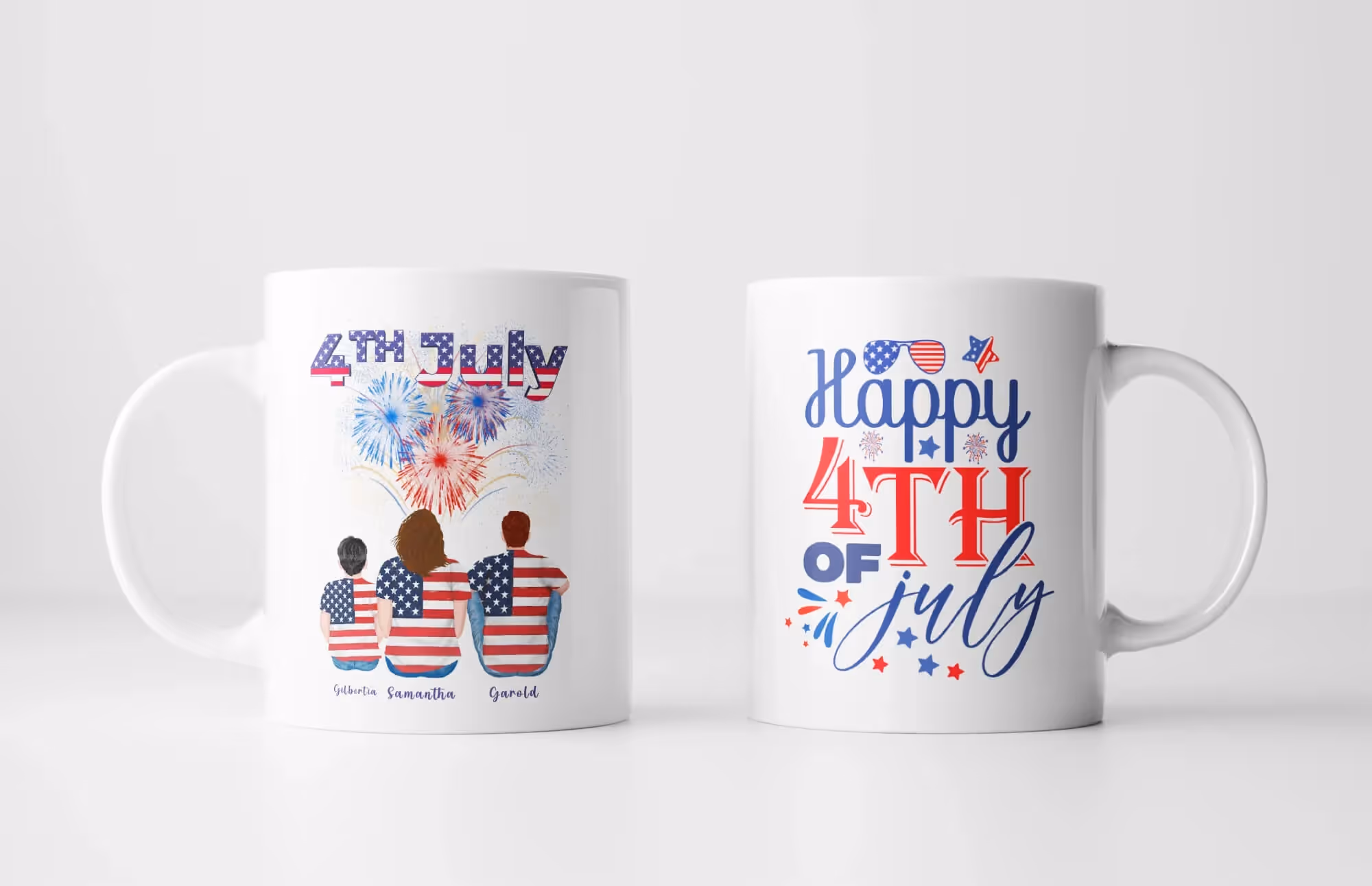 holiday mugs 4th of July