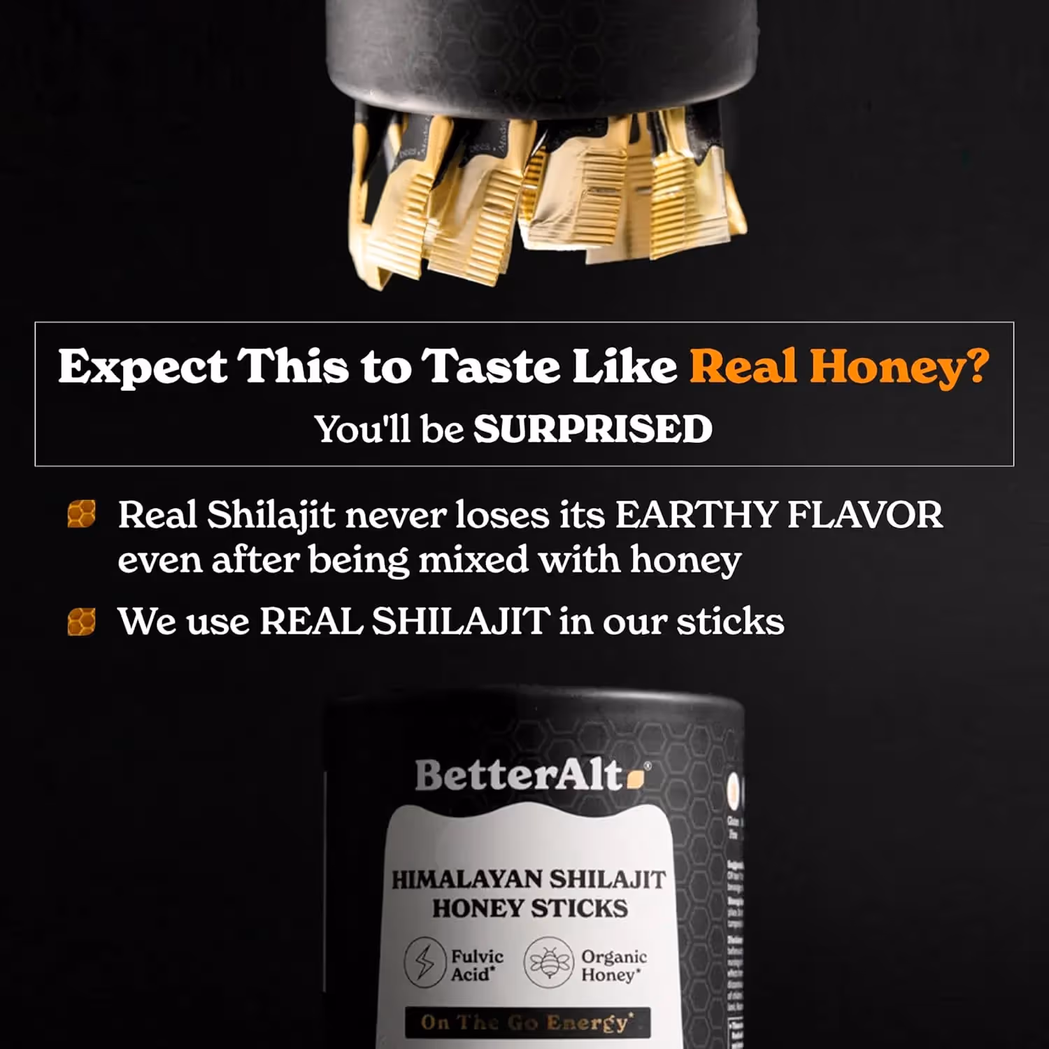 Pure Shilajeet Honey Sticks