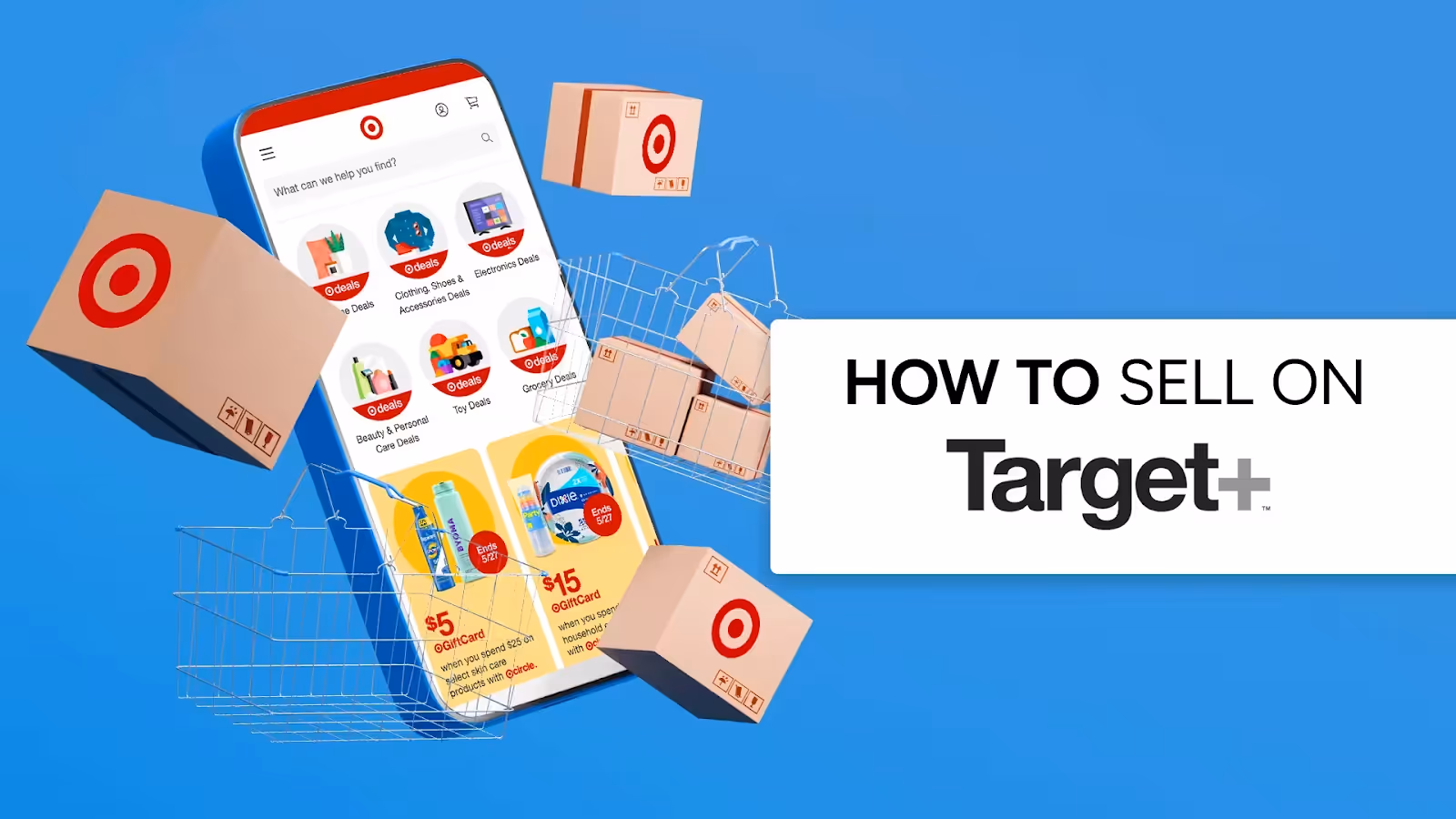 Présentation de la vente chez Target