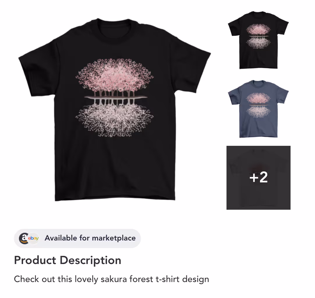 Tendências de design de camisetas inspiradas na natureza.