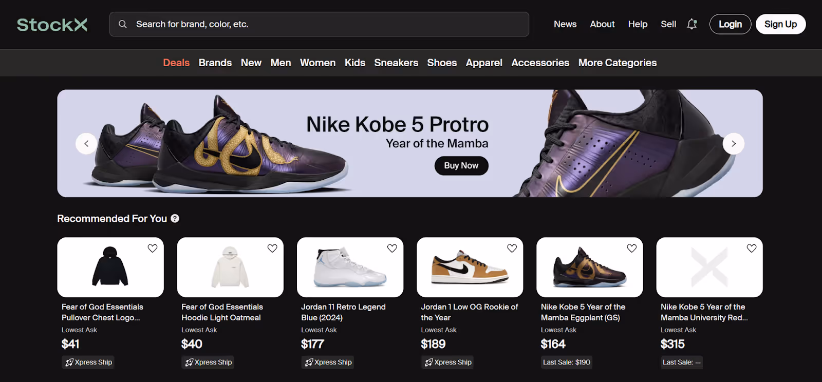 StockX-Website