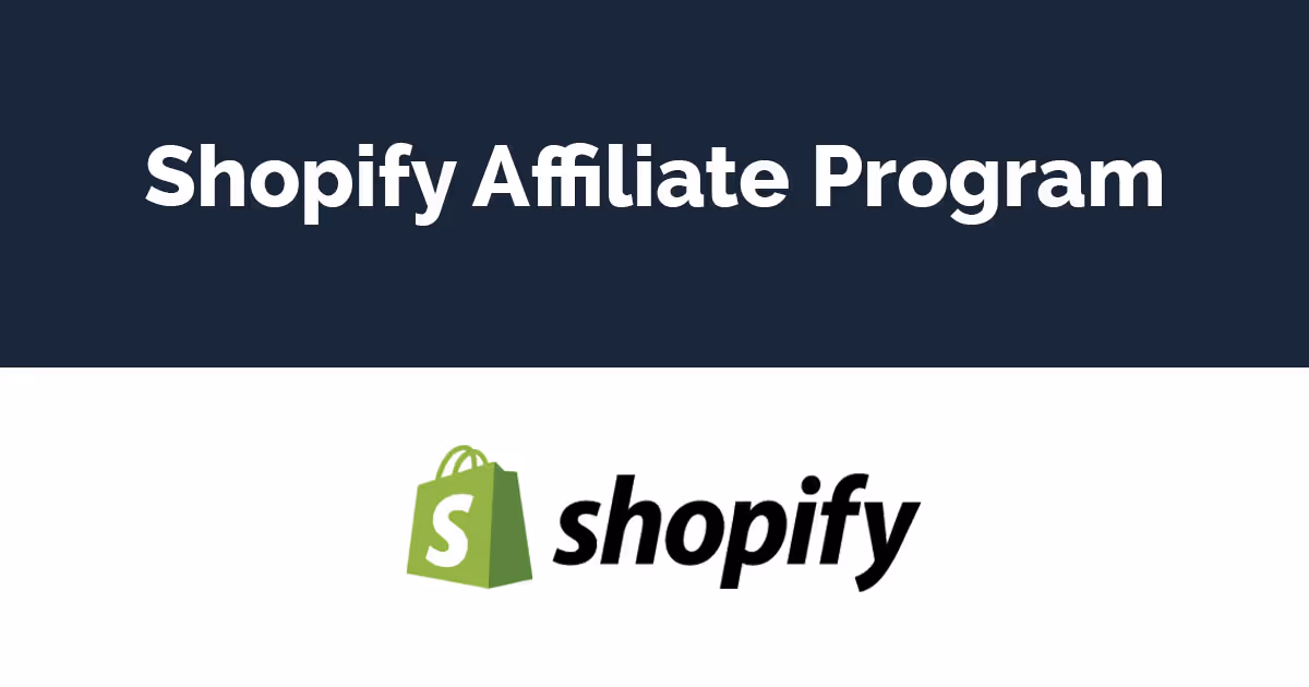Shopify bietet seinen Nutzern Affiliate-Programme an.