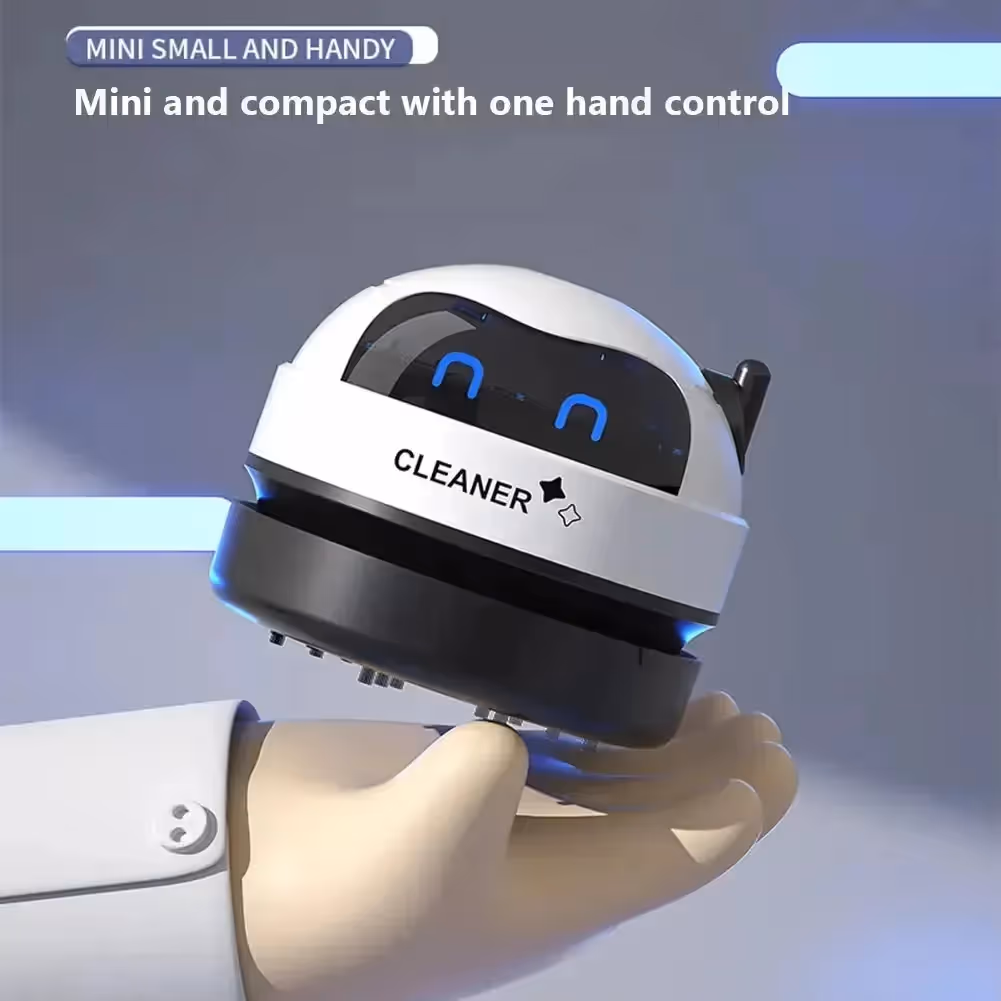 mini robo desk vacuum