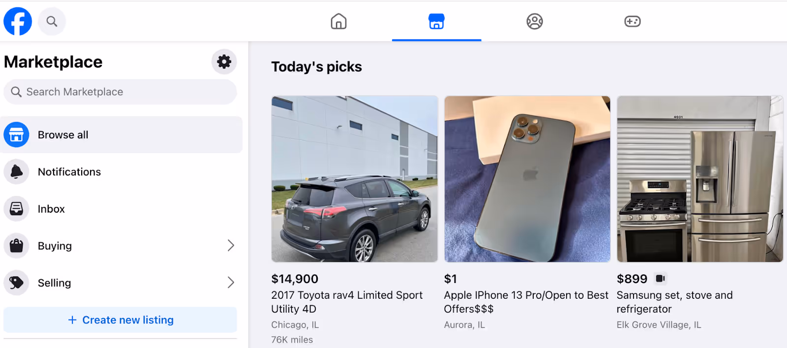 Facebook Marketplace Dropshipping