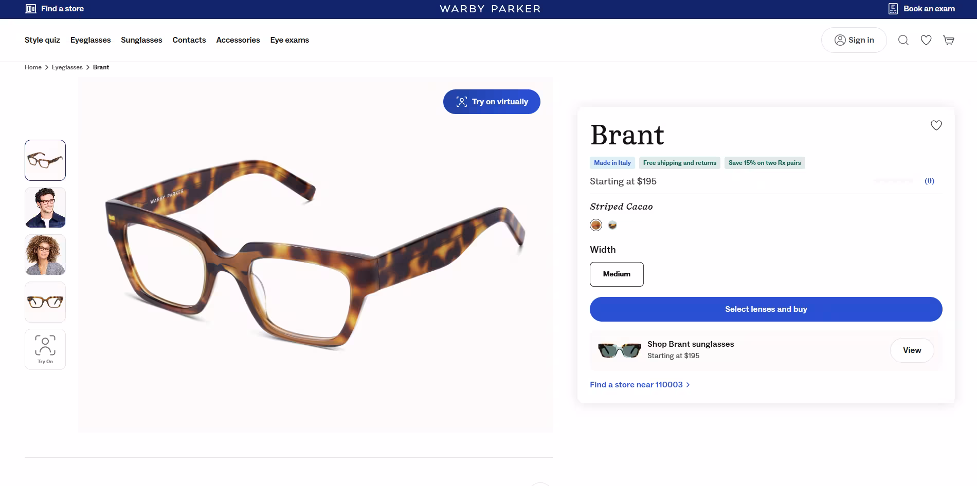 Warby Parker Eyeglasses