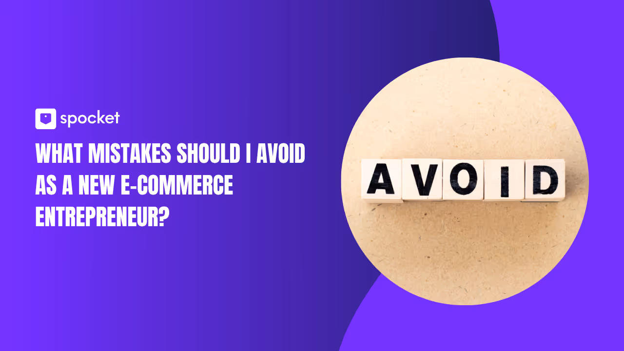 ¿Qué errores debo evitar como nuevo empresario de comercio electrónico?