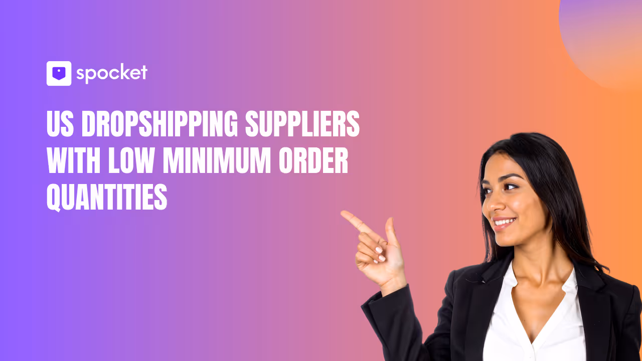 Proveedores de dropshipping de EE. UU. con cantidades mínimas de pedido bajas