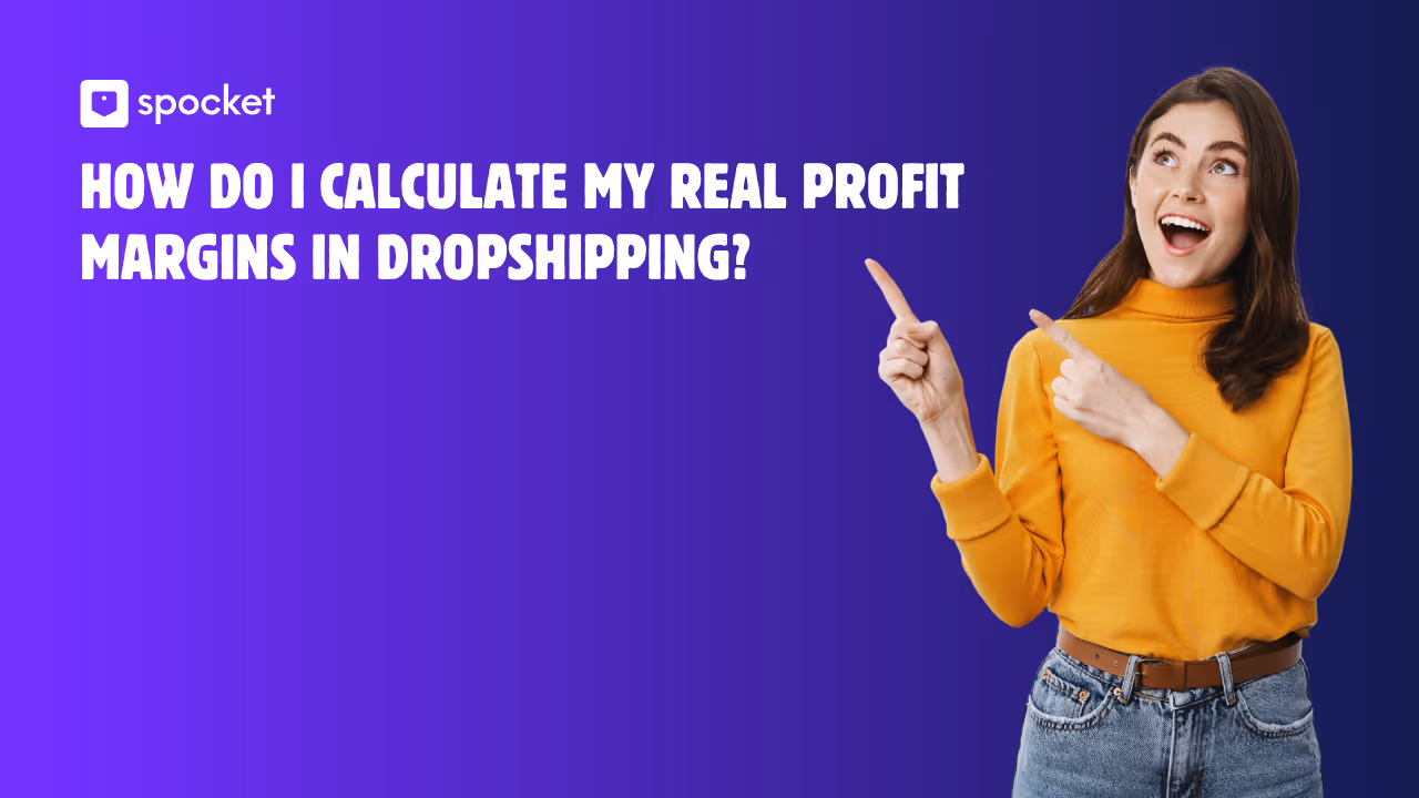 Como faço para calcular minha margem de lucro real no Dropshipping?