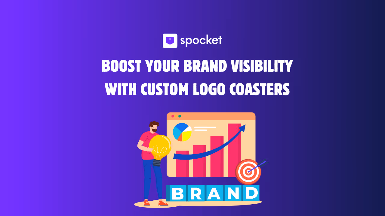 Impulse su marca con posavasos con logotipos personalizados