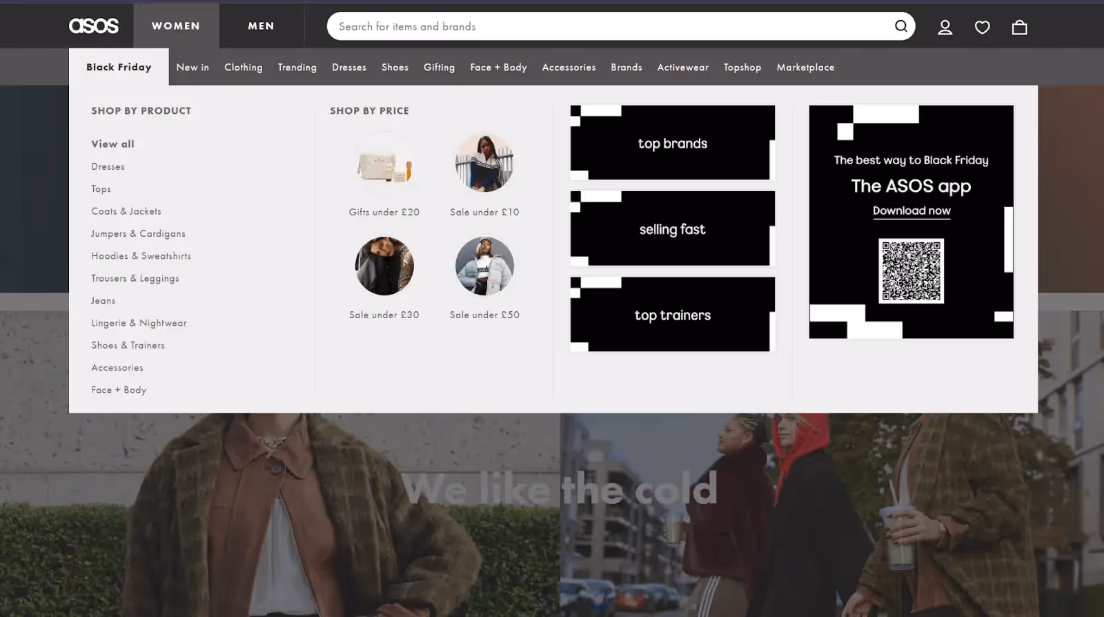 Rivenditore di moda ASOS