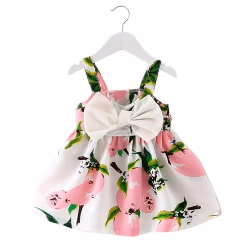 Baby Girl Lemon Printed Sundress