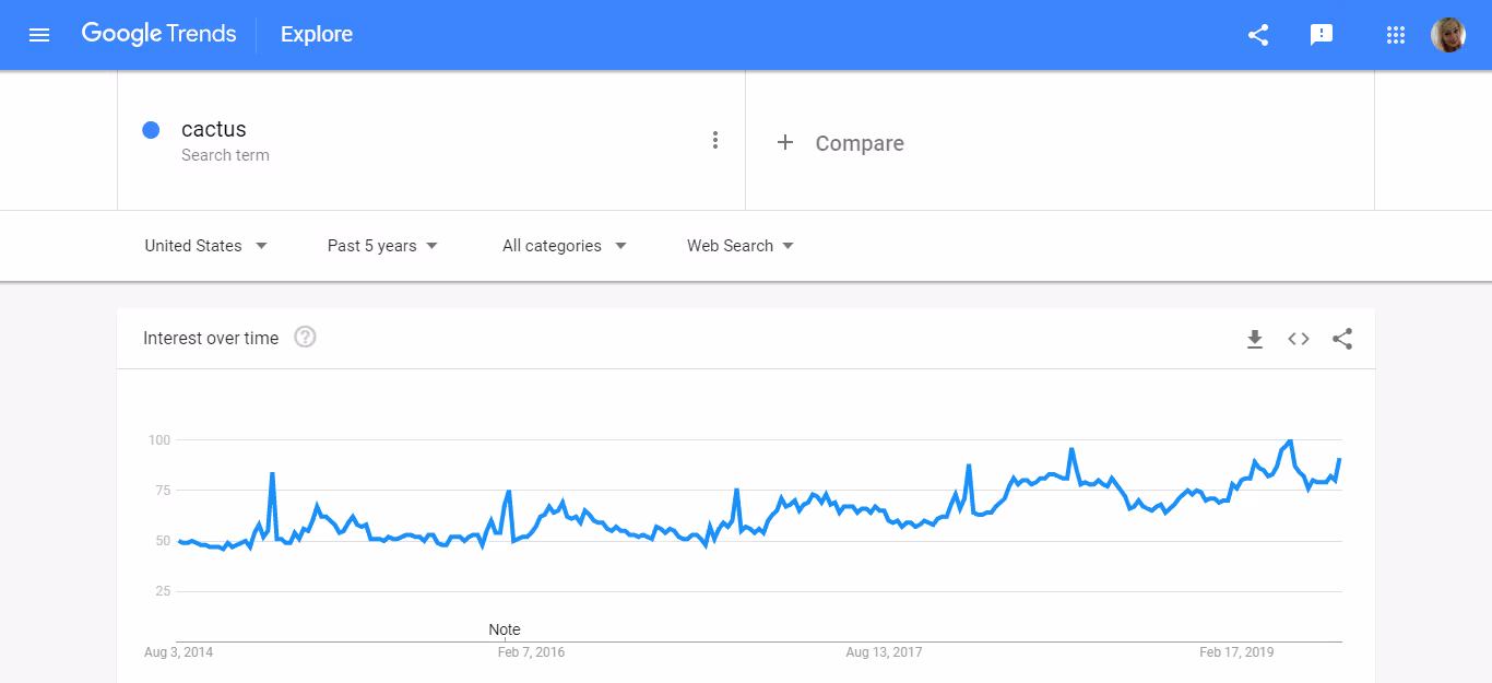 Tote Bags Google Trends